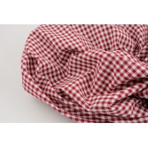 Cotton 100% double-sided bordeaux vichy check 5mm