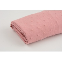 Cotton 100% plumeti smoky pink