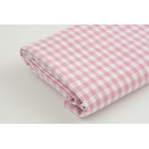 Cotton 100% double-sided heather pink vichy check 5mm