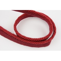 Red 6mm Cotton Cord with ribbon