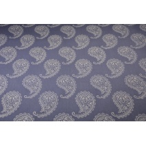 HOME DECOR paisley on a light navy background II quality