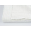 Quilted double gauze 100% cotton, creamy