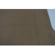 Cotton 100%, waffle fabric, plain dark beige II quality