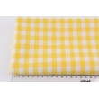 Cotton 100% double-sided vichy check 1cm, yellow