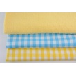 Cotton 100% double-sided vichy check 1cm, turquoise