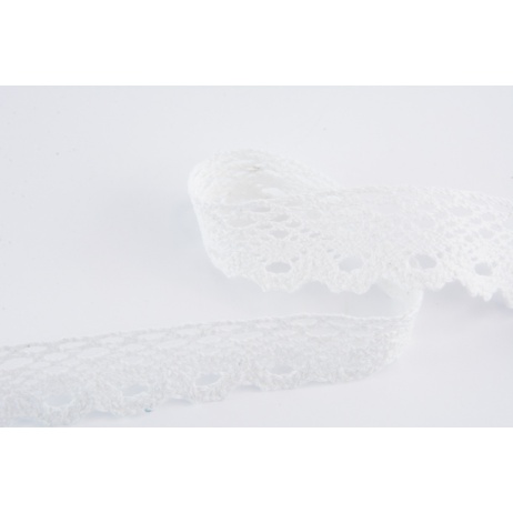 Lace 28mm in white colour
