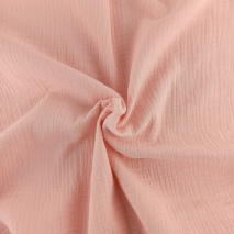 Double gauze 100% cotton sweet pink