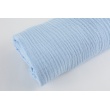Double gauze 100% cotton plain pure blue
