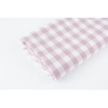 Cotton 100% double-sided vichy check 1cm, dirty heather