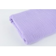 Double gauze 100% cotton plain pure purple