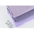 Double gauze 100% cotton plain pure purple