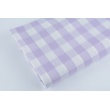 Cotton 100% double-sided lilac vichy check 18mm