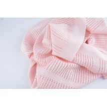 Cotton 100% openwork fabric, sweet pink