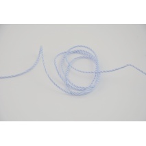Cotton string white blue 2mm x 2m