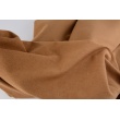 Looped knitwear plain caramel