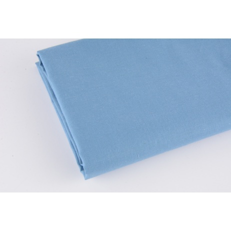 Cotton 100% plain smoky blue