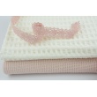Knit pique, powder pink