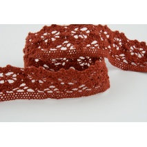 Cotton lace 30mm, ginger T