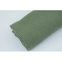 Double gauze 100% cotton plain army