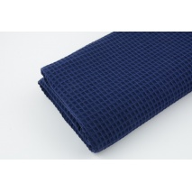 Cotton 100% waffle navy blue S