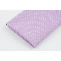 Cotton 100% mini dots on a violet background, poplin