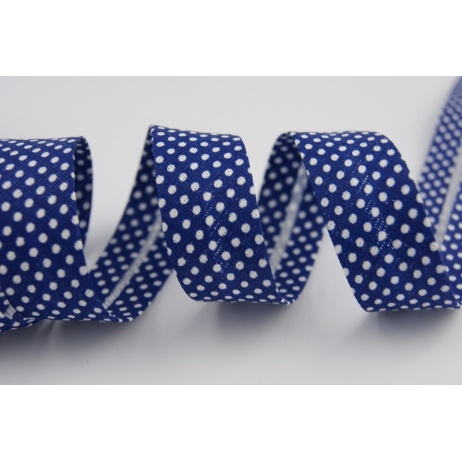 Cotton bias binding navy blue dotted Cotton bias binding navy blue dotted