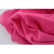 Double gauze 100% cotton plain amaranth