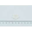 Button flower 2cm, white