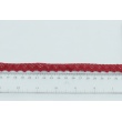 Cotton lace 15mm x 3m, bordeaux