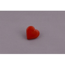 Button red heart