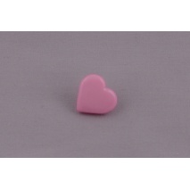 Button light pink heart