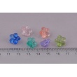 Button flower coral transparent