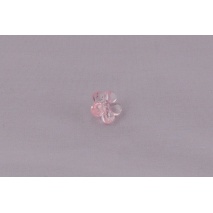 Button flower pink transparent