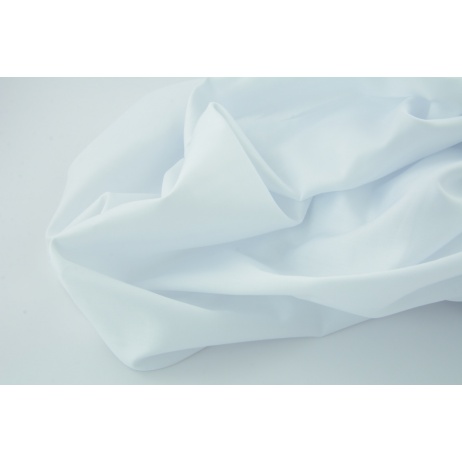 Cotton 100% plain white sateen, 170cm