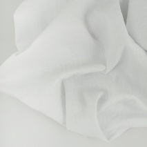 100% linen, white 155g/m2