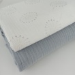 Double gauze 100% cotton plain light grey No 2