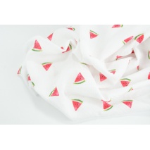 Double gauze 100% cotton, watermelons, digital print