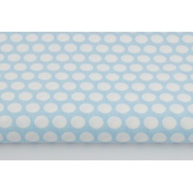 Cotton 100% dots in row on a blue background II quality