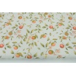 Jersey with apple blossom flowers on a light background