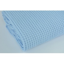Cotton 100%, waffle fabric, light blue, 160cm