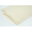 Double gauze 100% cotton, linen look, light beige