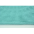 Bawełna 100%, wafel morski turkus CZ 160 cm