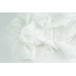 Cotton lace fabric A, white