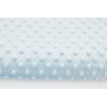 Dimple dot fleece minky ice baby blue color II quality