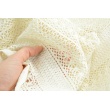 Cotton lace fabric A, natural