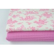 Cotton 100%, waffle lovely pink H