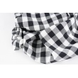 Cotton 100% double-sided black vichy check 2cm