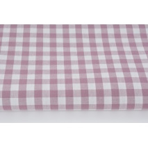 Cotton 100% double-sided vichy check 1cm, dark heather