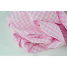Cotton 100% double-sided pink vichy check 5mm