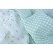 Double gauze 100% cotton, mint check